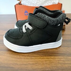 Oomphies Jax Black Boy Size 6c Shoes Toddler Sneakers New with Box Never Worn